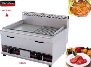 BẾP NƯỚNG GA NỬA RÃNH MODEL WYB-752