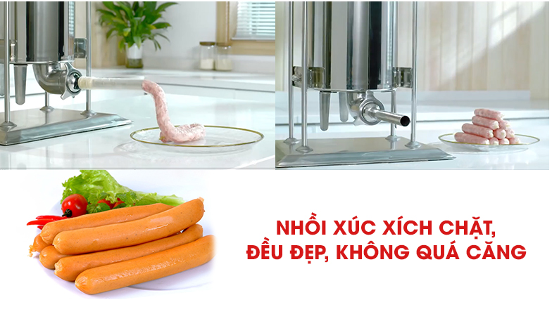 NÊN SỬ DỤNG MÁY ĐÙN XÚC XÍCH QUAY TAY HAY MÁY ĐÙN XÚC XÍCH DÙNG ĐIỆN