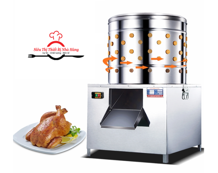 Máy vặt lông gà dùng có tốt không? Có làm dập mỏ, tróc da gà?