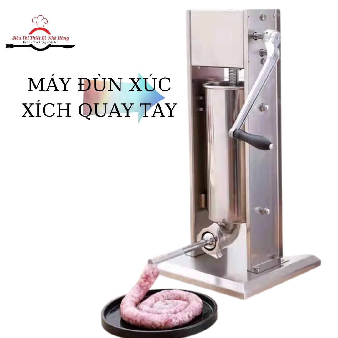 NÊN SỬ DỤNG MÁY ĐÙN XÚC XÍCH QUAY TAY HAY MÁY ĐÙN XÚC XÍCH DÙNG ĐIỆN