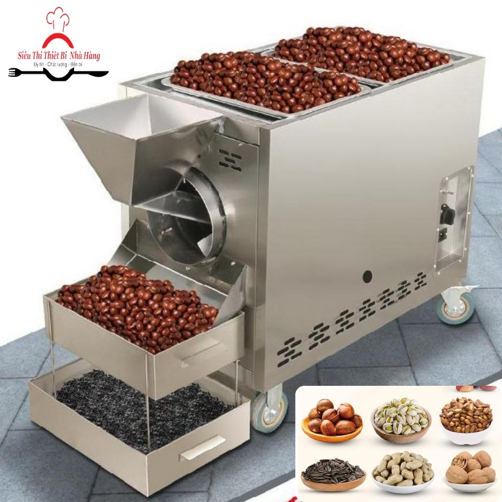 CÔNG DỤNG CỦA MÁY RANG HẠT TẠI SIÊU THỊ THIẾT BỊ NHÀ HÀNG